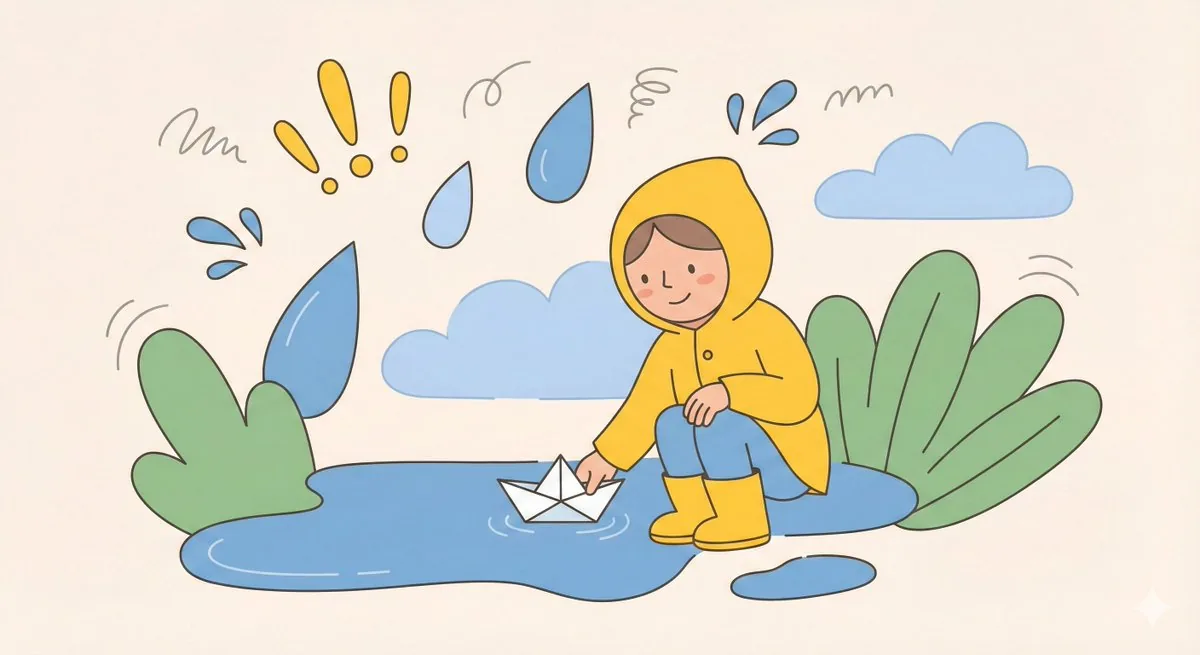 角色与超大物件的趣味插画 · 来源效果 3